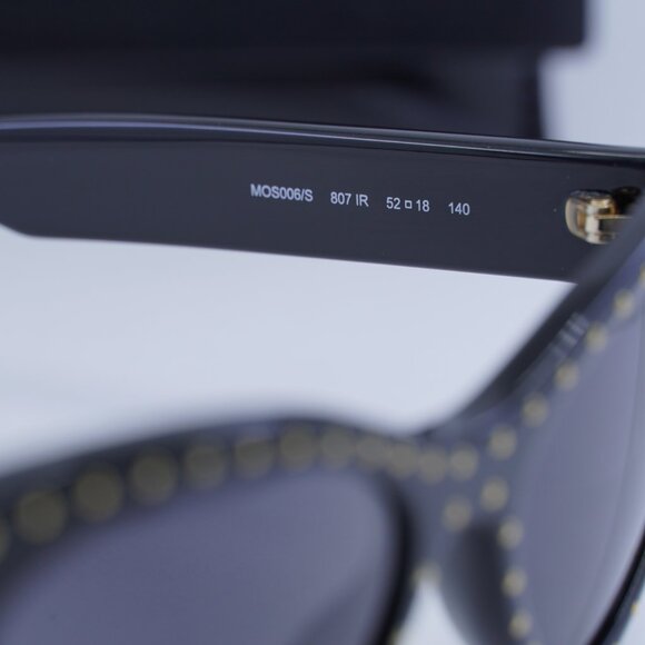 Moschino MOS006/S 0807 IR Cat Eye Sunglasses - Black/Grey main image 5